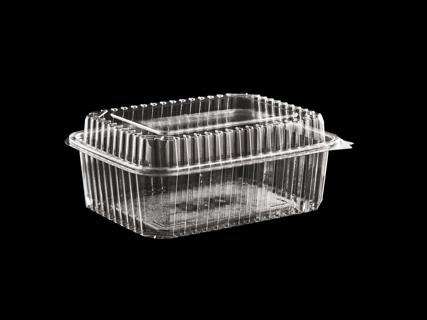 >1500 cc High Lid Hinged Lid Food Container
