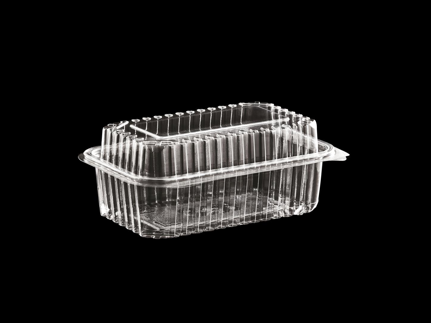 >750 cc High Lid Hinged Lid Food Container