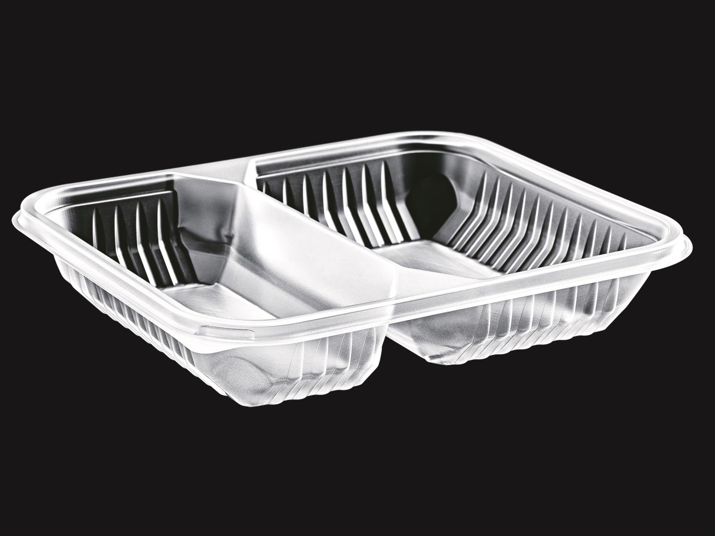 >2 Compartment MicroWaveable Meal Container