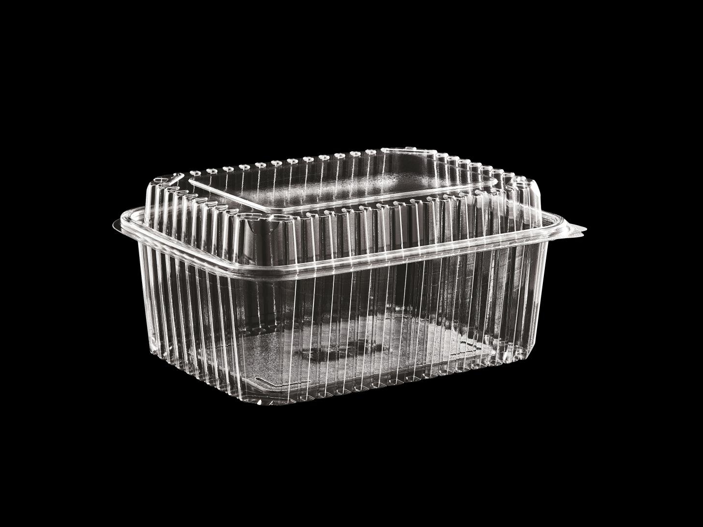 >1750 cc High Lid Hinged Lid Food Container