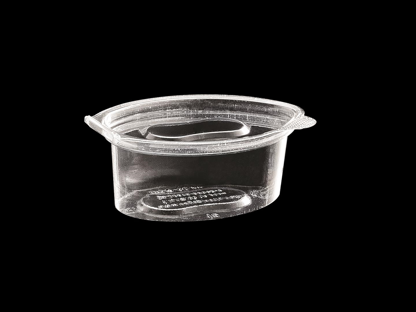 >30 cc Hinged Lid Sauce Container